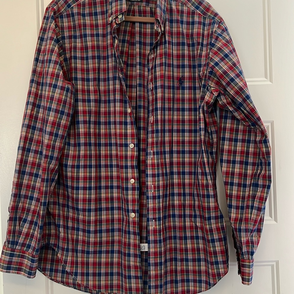 Men’s multicolor Polo Button Down